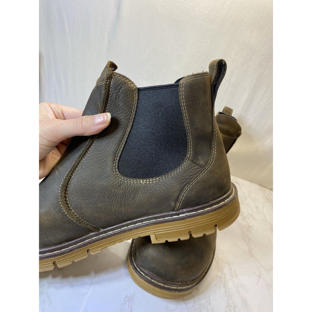 Keen Men's Seattle Romeo Mid Slip On Alloy Safety Toe Boots 1021344 - Picture 7 of 9